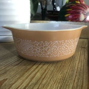 Vintage Pyrex Woodland Brown Casserole